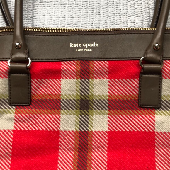 Kate Spade plaid bag - Picture 6 of 9